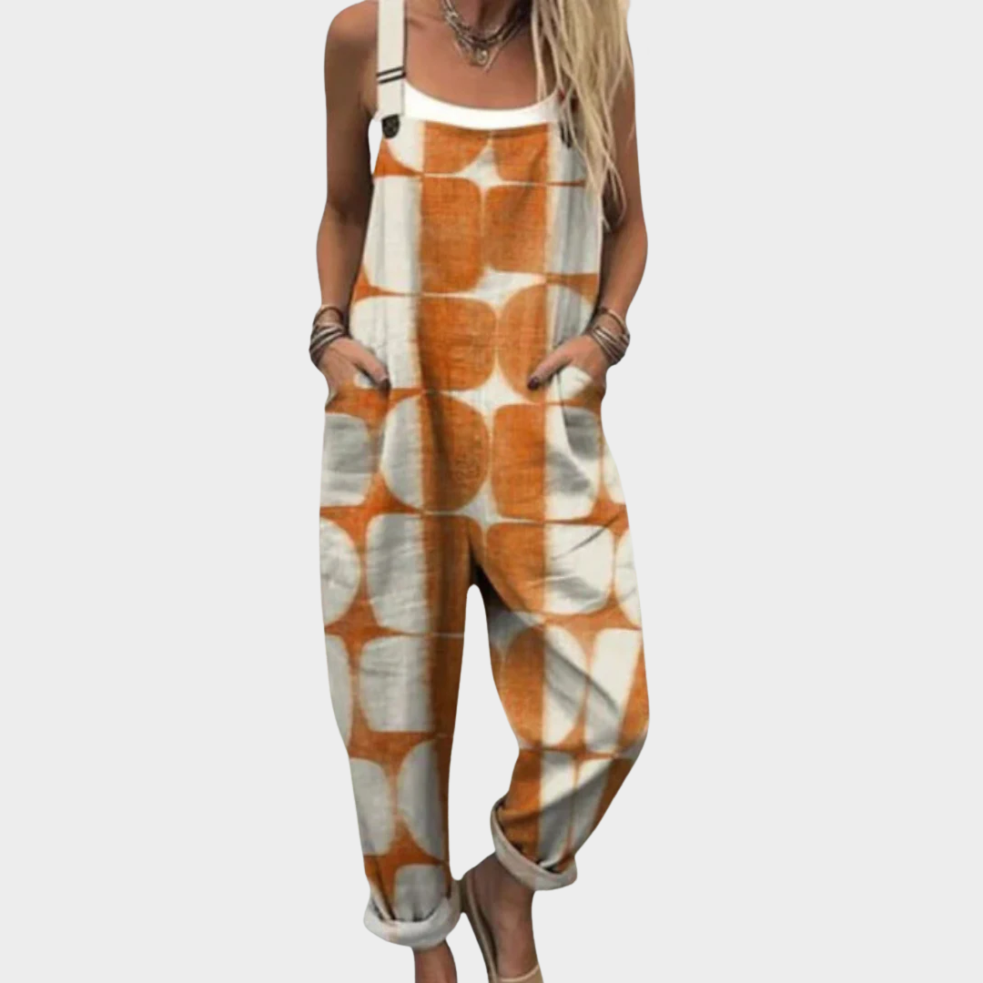 Clara | Relaxed Everyday Patterned Overalls
