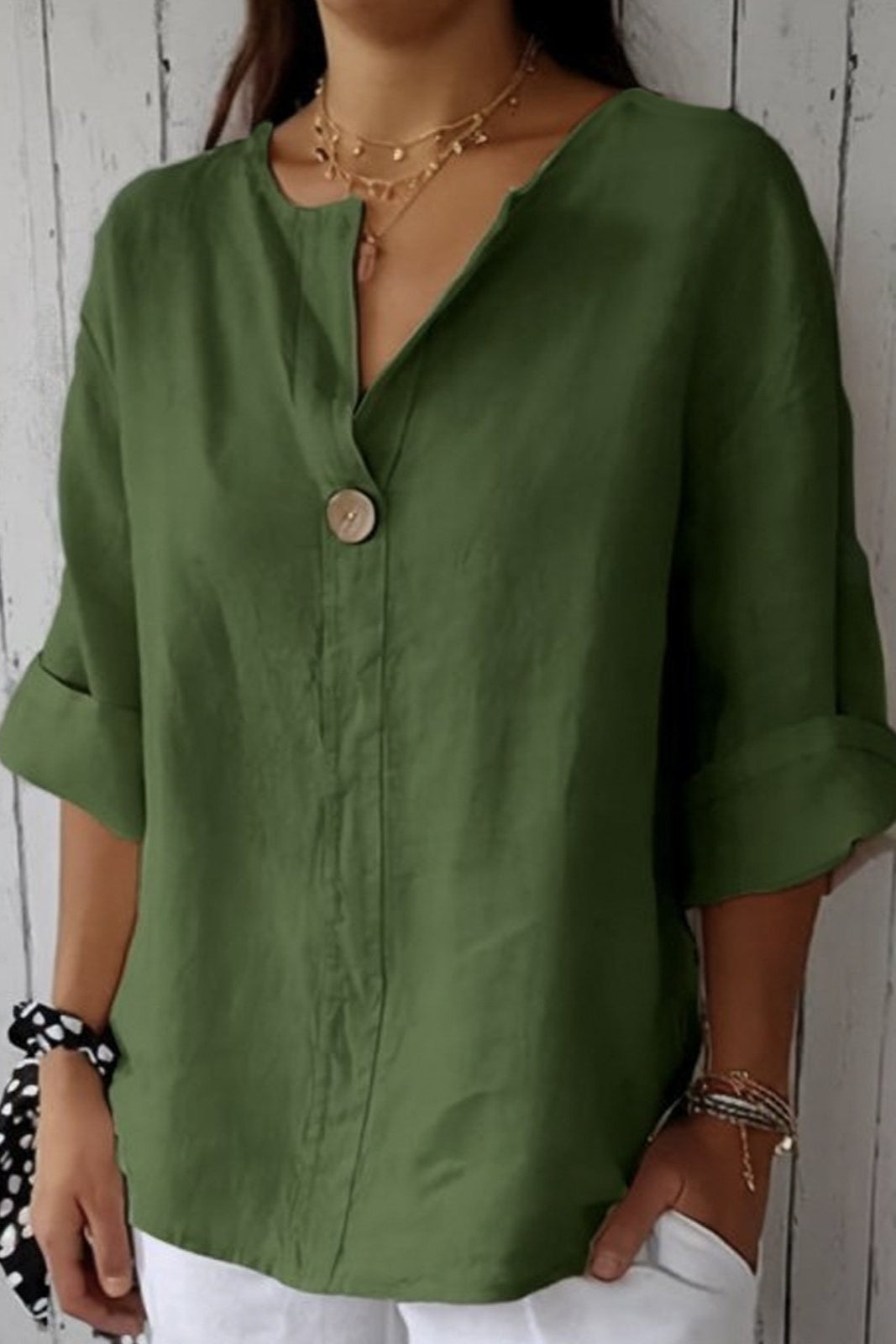 Zamma| Lightweight Linen Top for Everyday Comfort