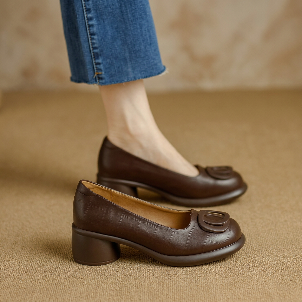Mary | Elegant leather Flats for Women