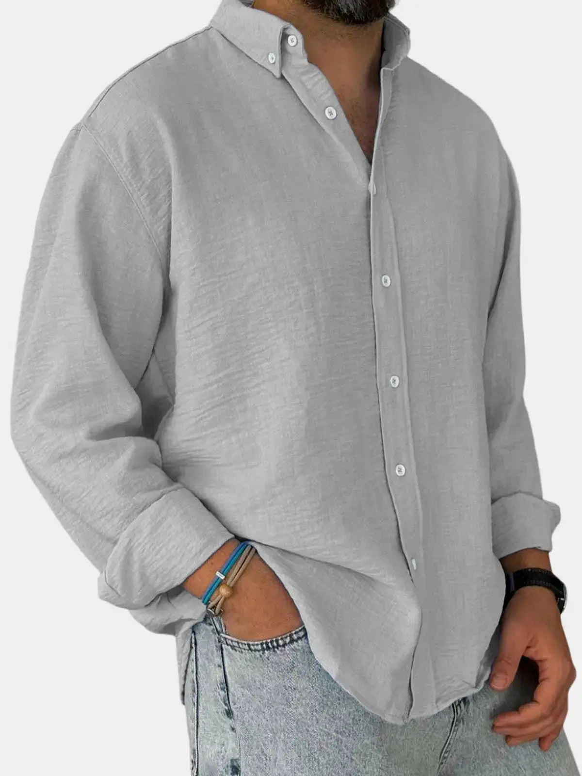 Ethan | Classic Cotton Shirt for Comfortable Everyday Wear