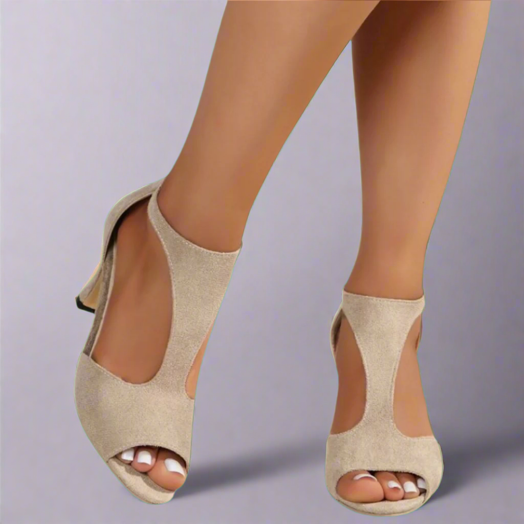 Marga | Premium Sandals with Heel Made from High-Quality Material