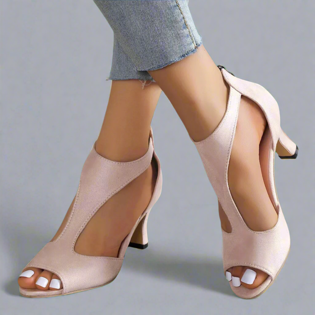 Marga | Premium Sandals with Heel Made from High-Quality Material
