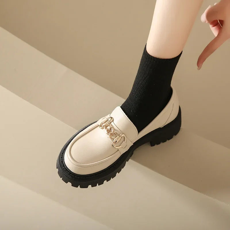 Bristol Leather Lug Sole Loafer