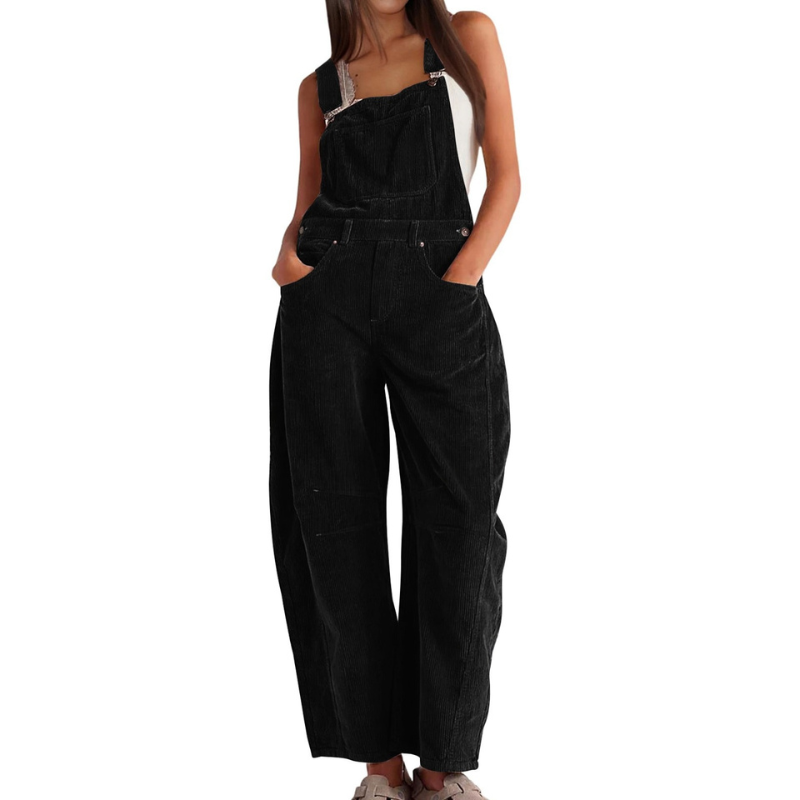 Ethel | Barrel Wide-Leg Relaxed Overall Jumpsuit