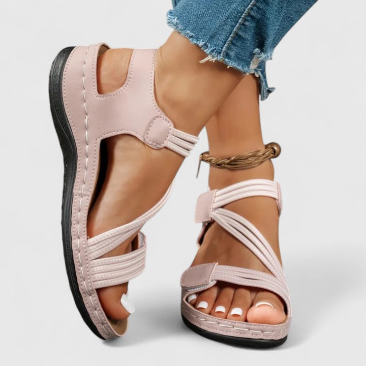 Olivia | Orthopedic Crisscross Comfort Sandals