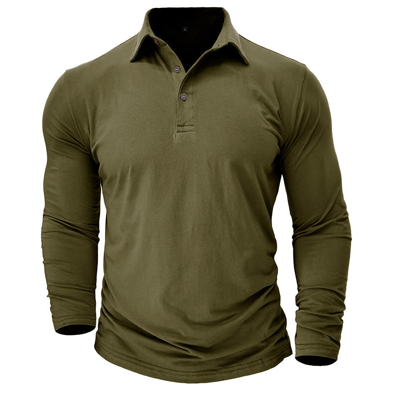 Stefan | Modern Edge Longsleeve Polo