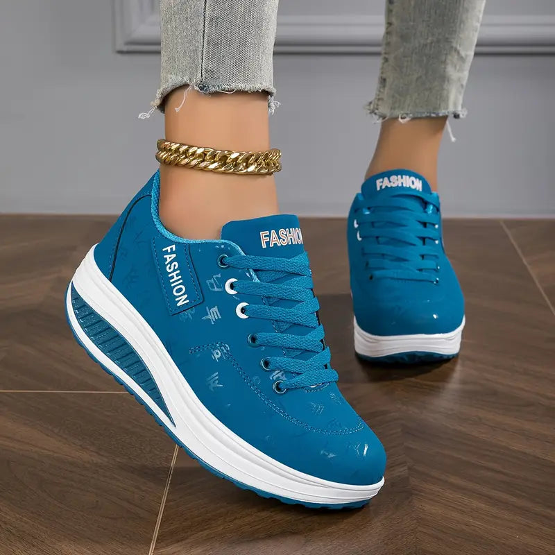 Elena | Lightweight Platform Walking Sneakers