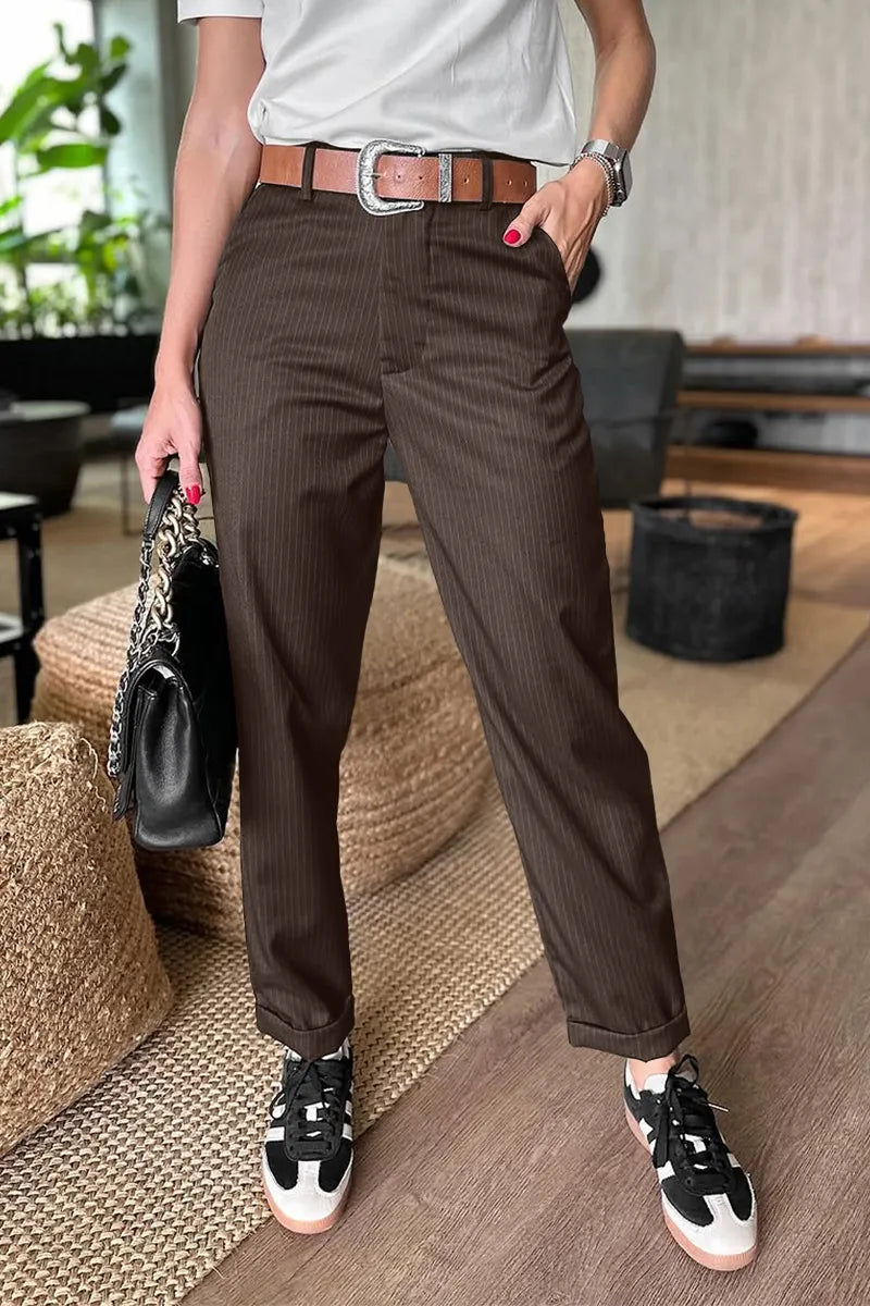 Mathilda | Classic Stripe Trousers for Everyday Style