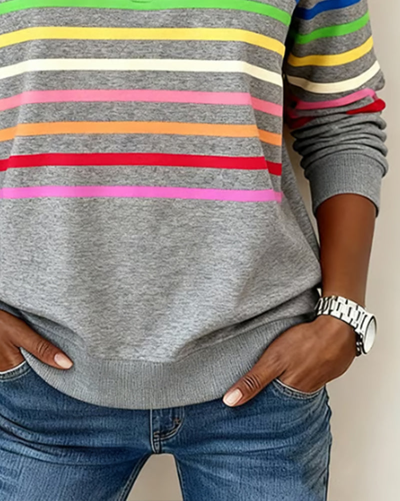 MARIE | Casual pullover with comfort and colorful style
