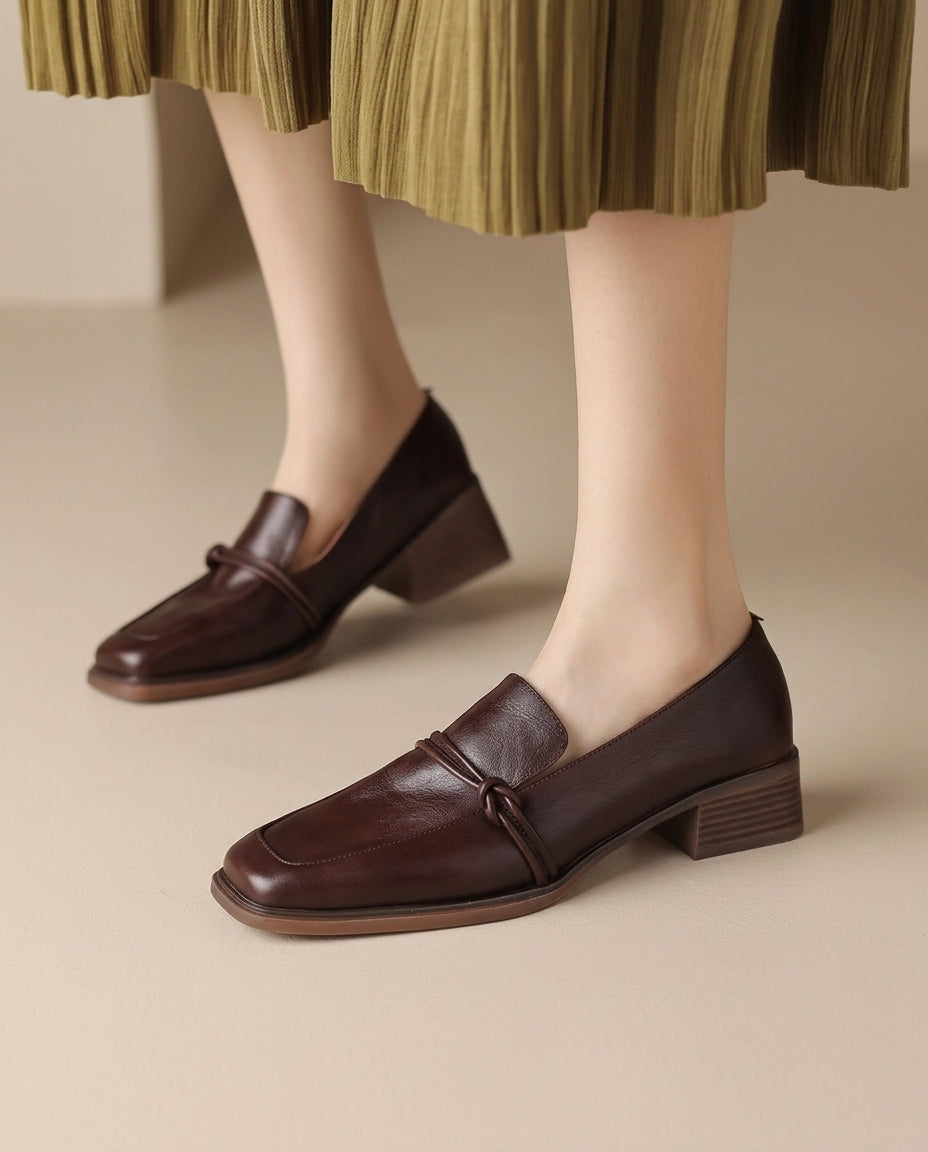 Audrey Leather Loafers