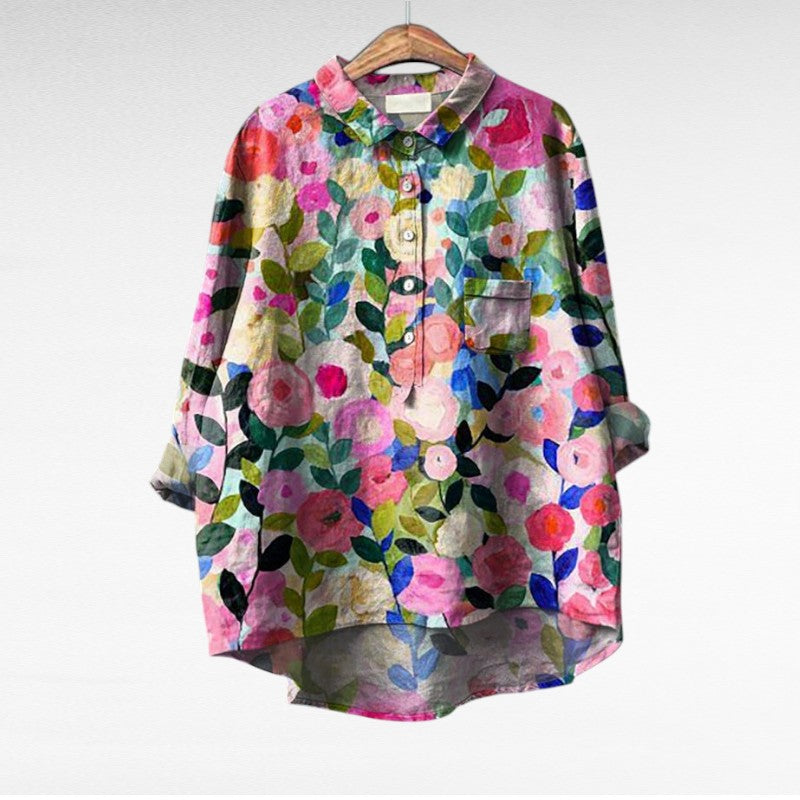 Sophie – Vintage Floral Blouse