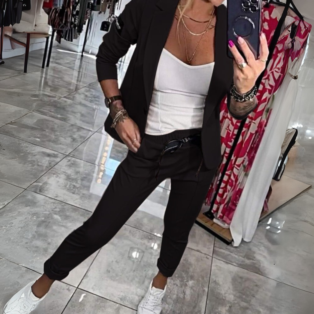 Harper Set – Casual Blazer & Jogger Trousers