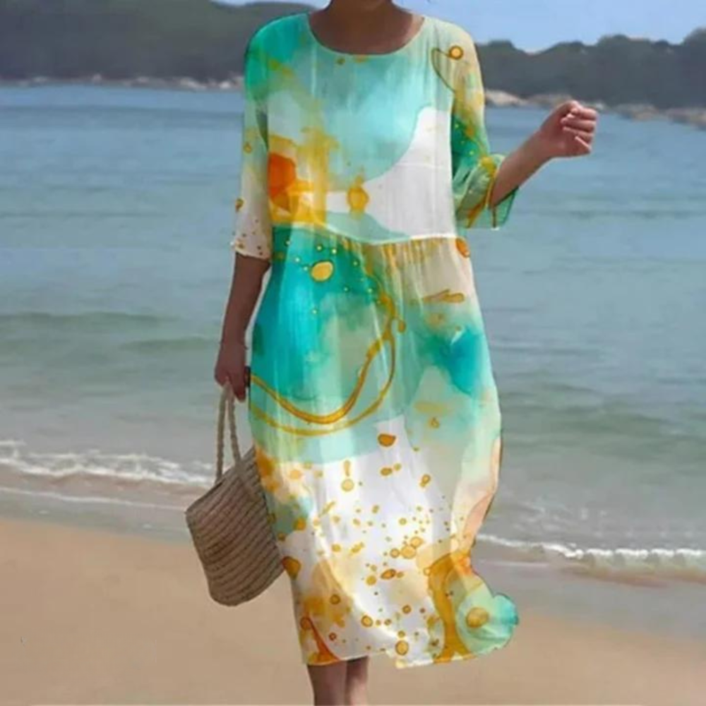 Bella Aura - Multicolour Midi Dress