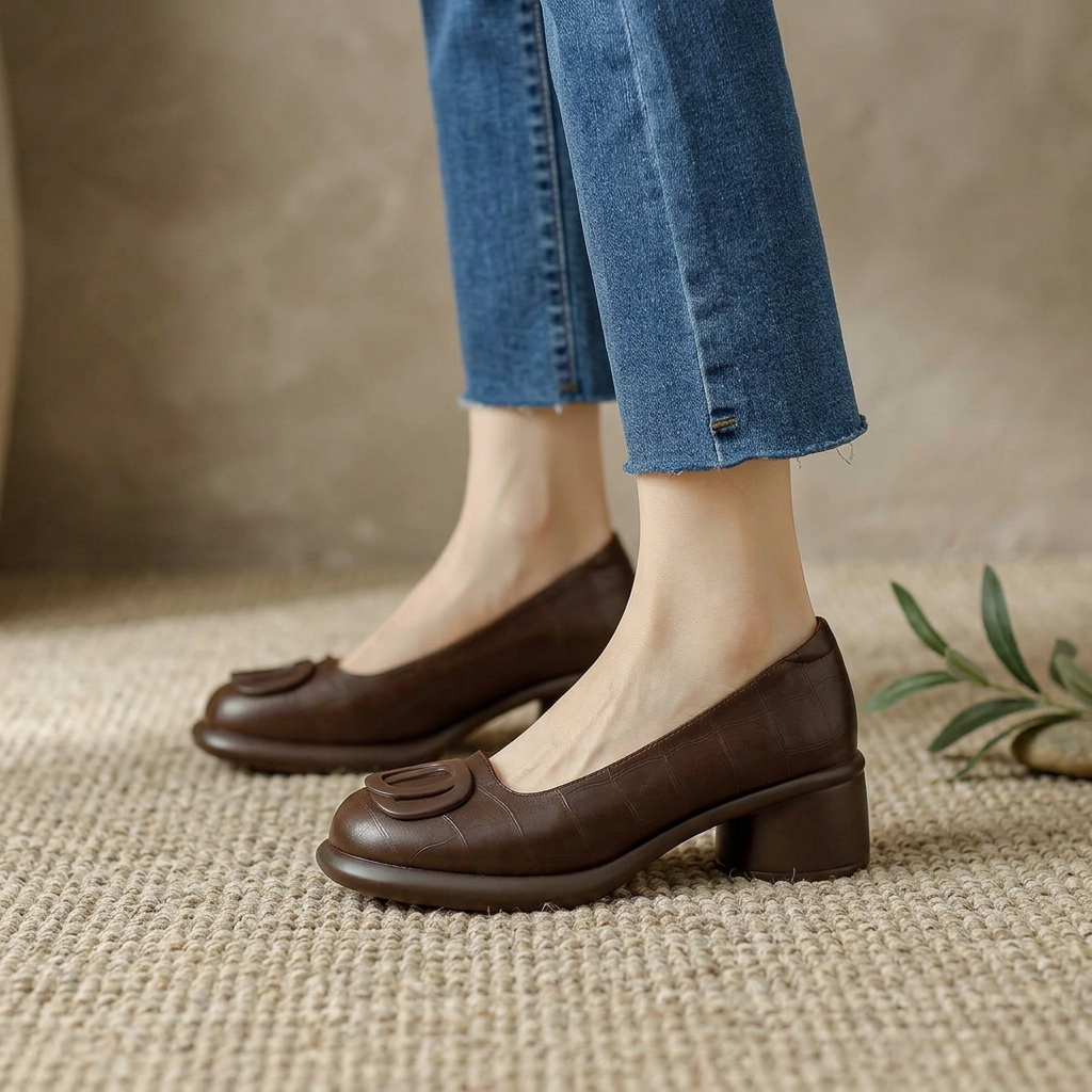 Mary | Elegant leather Flats for Women