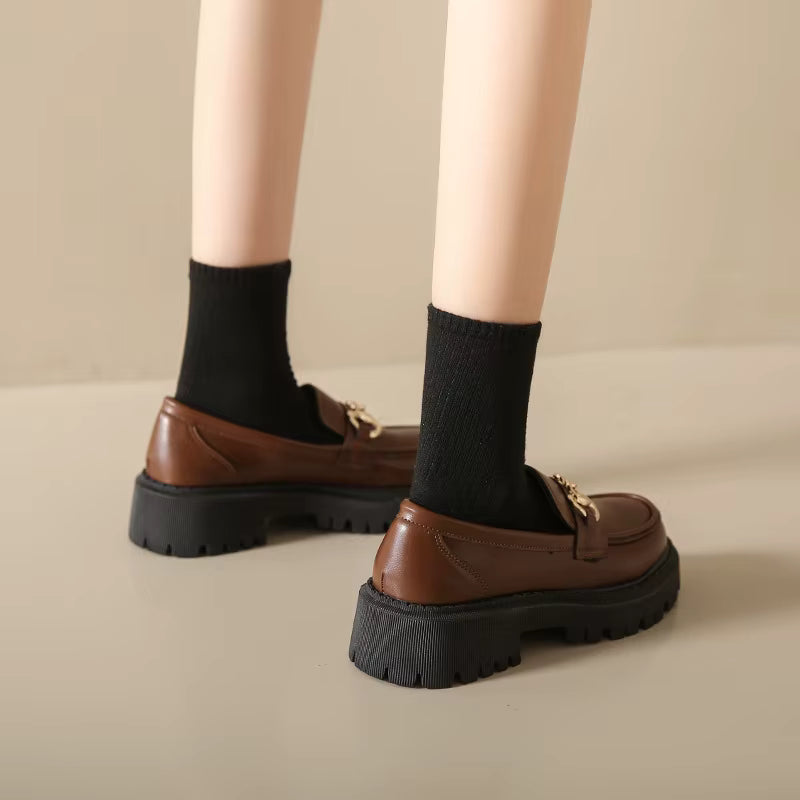 Bristol Leather Lug Sole Loafer