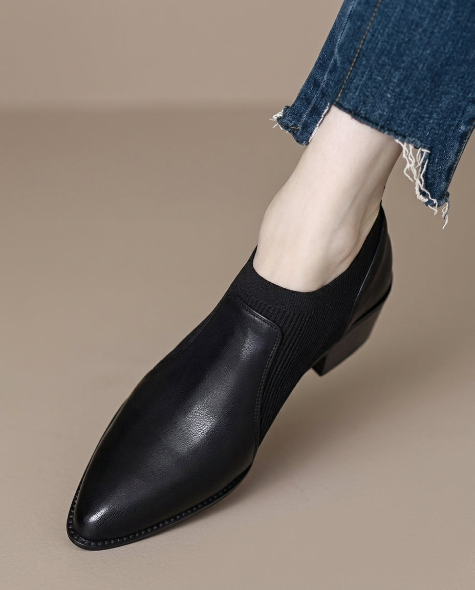 Chloe Leather Booties