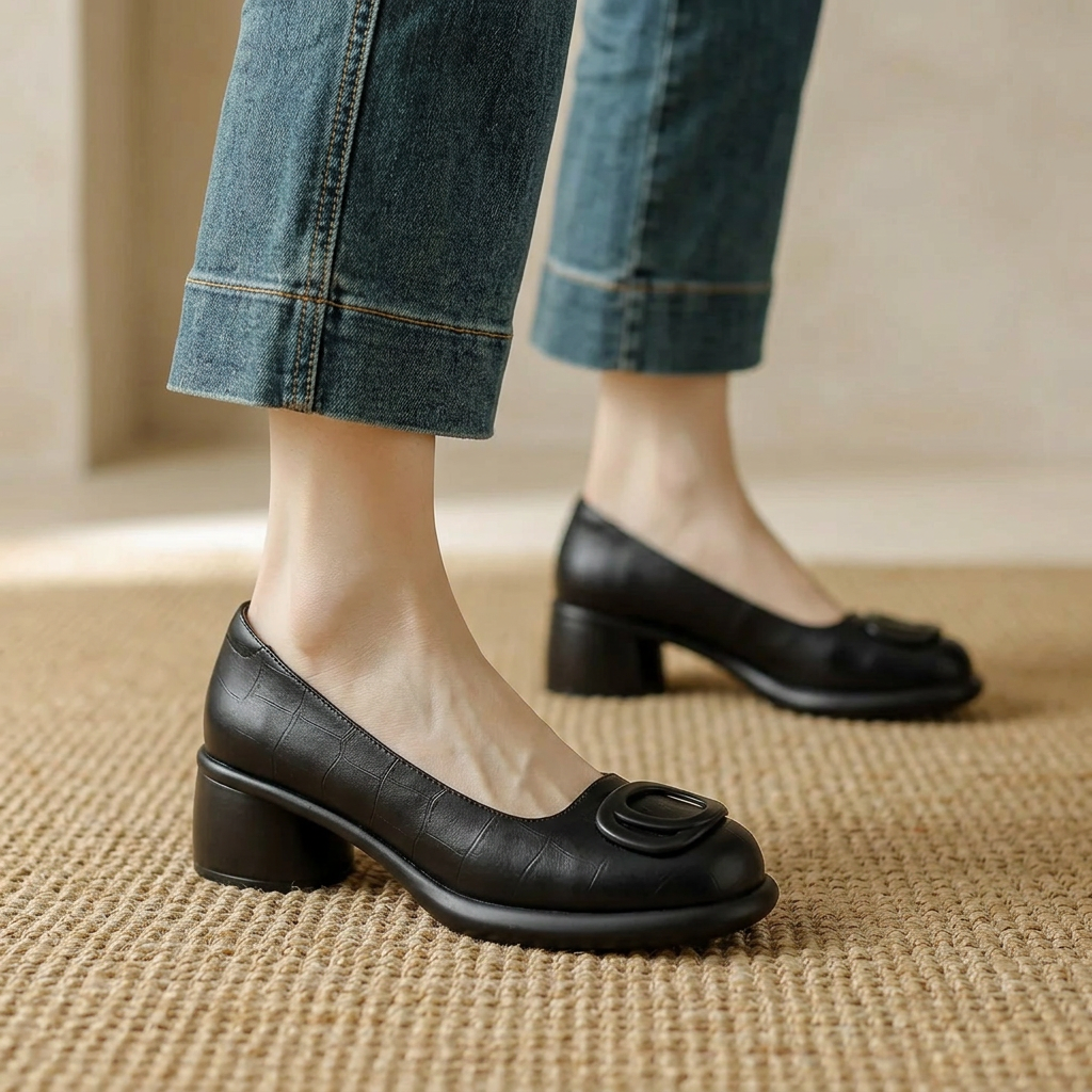 Mary | Elegant leather Flats for Women