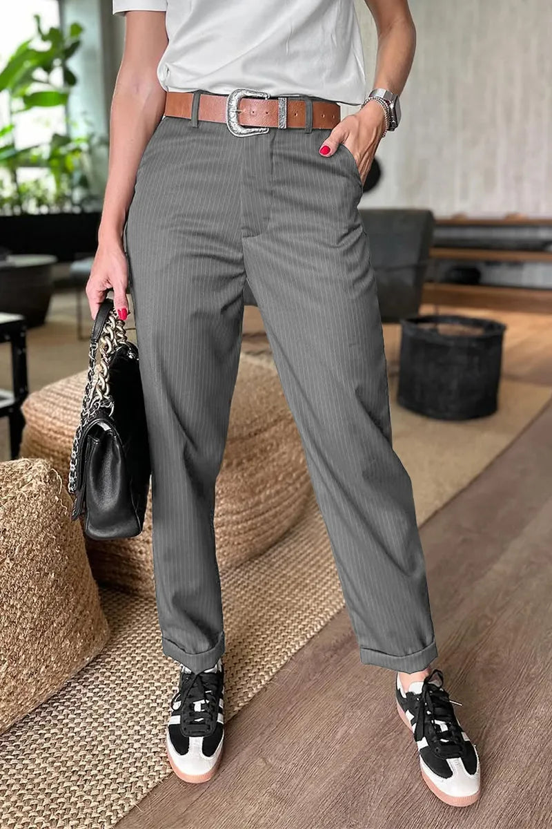 Mathilda | Classic Stripe Trousers for Everyday Style