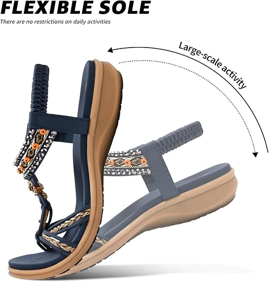 Luna | Bohemian Comfort Arch-Support Sandals