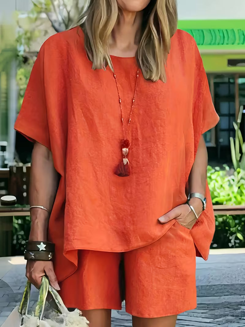 Sienna | Lightweight Linen Two-Piece Summer Set