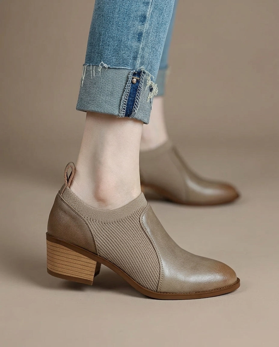 Chloe Leather Booties