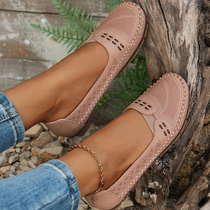 Paulette | Cushioned Flats That Stop Foot Pain Before It Starts