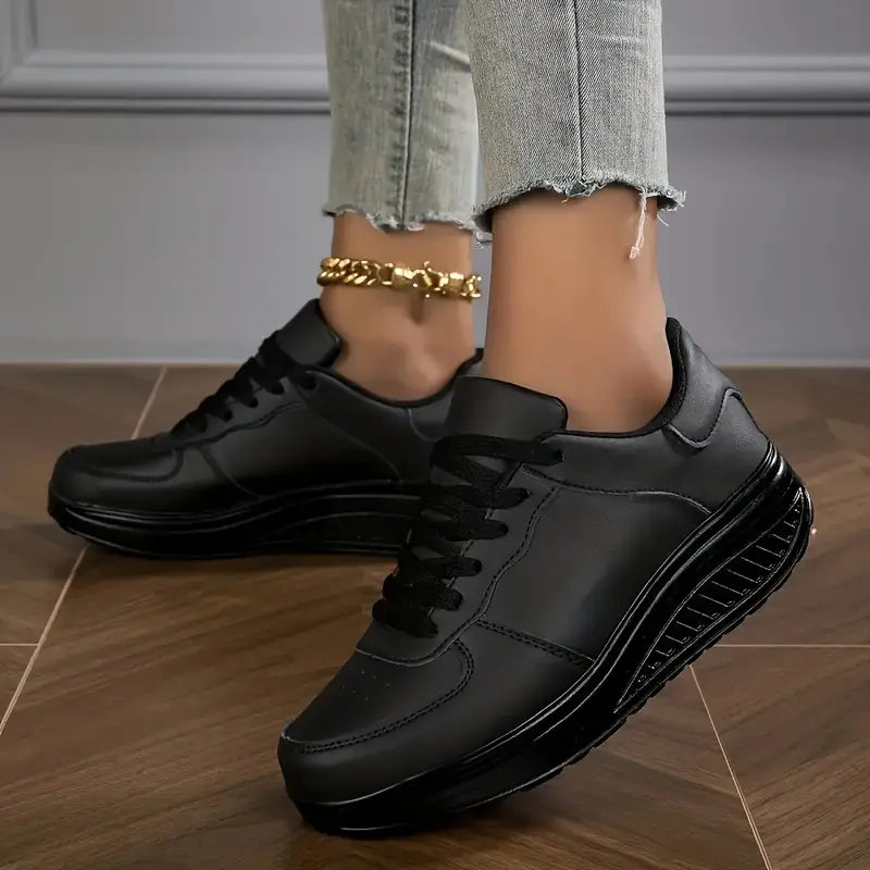 Elena | Lightweight Platform Walking Sneakers