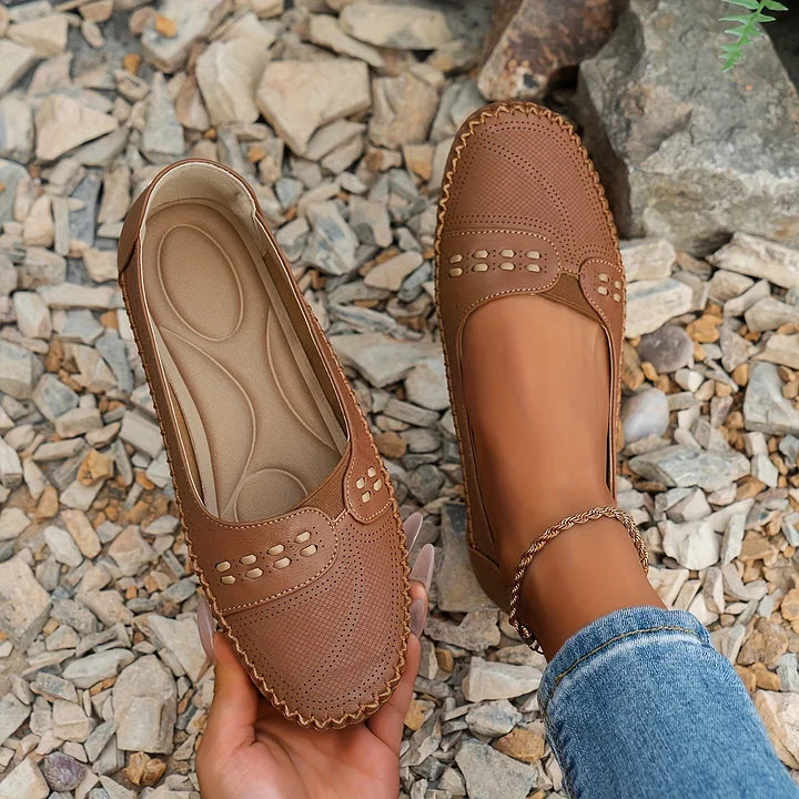 Paulette | Cushioned Flats That Stop Foot Pain Before It Starts