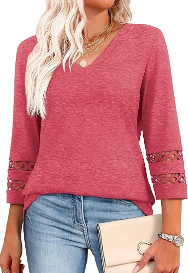 Clara | V-Neck Blouse for Comfortable Everyday Style