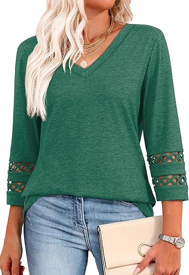 Clara | V-Neck Blouse for Comfortable Everyday Style