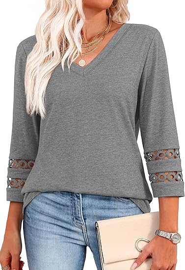 Clara | V-Neck Blouse for Comfortable Everyday Style