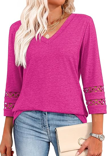 Clara | V-Neck Blouse for Comfortable Everyday Style