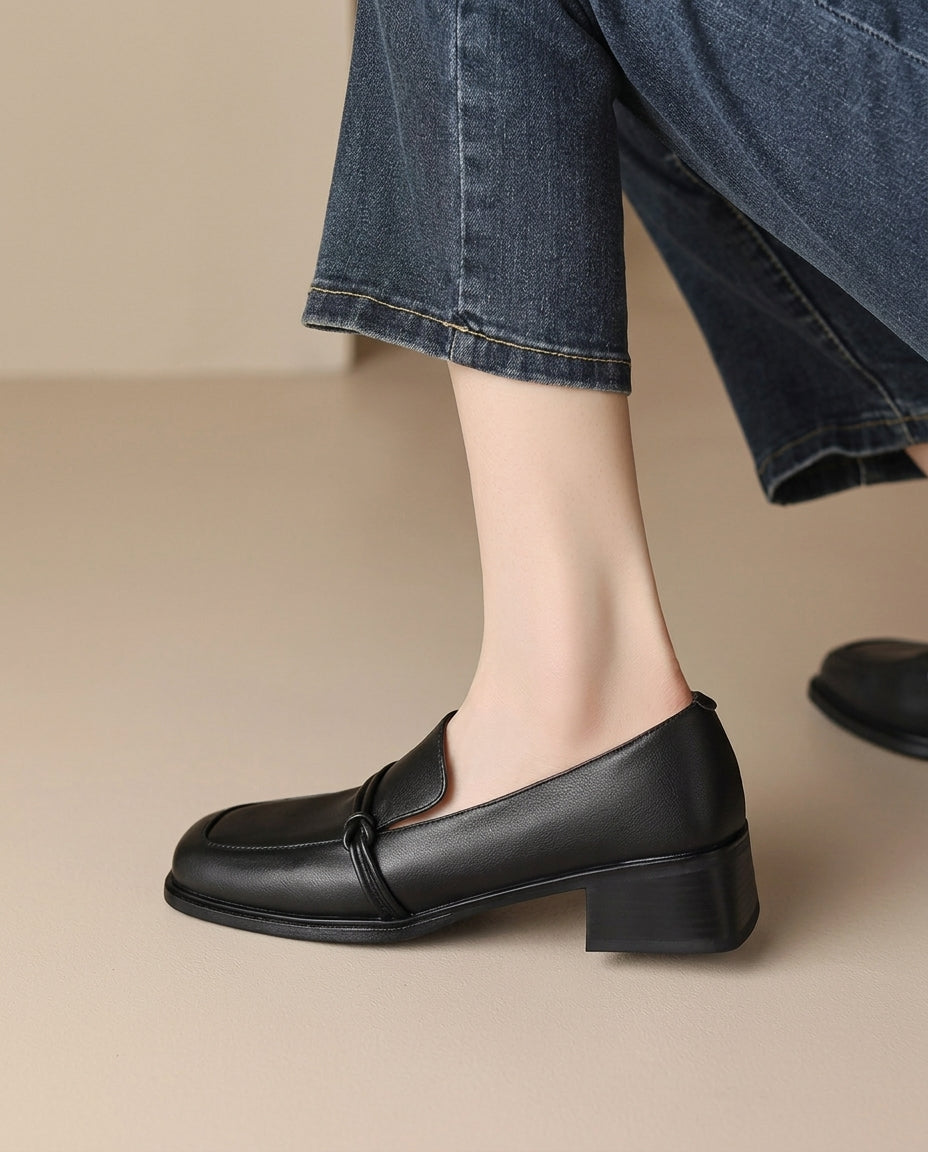 Audrey Leather Loafers