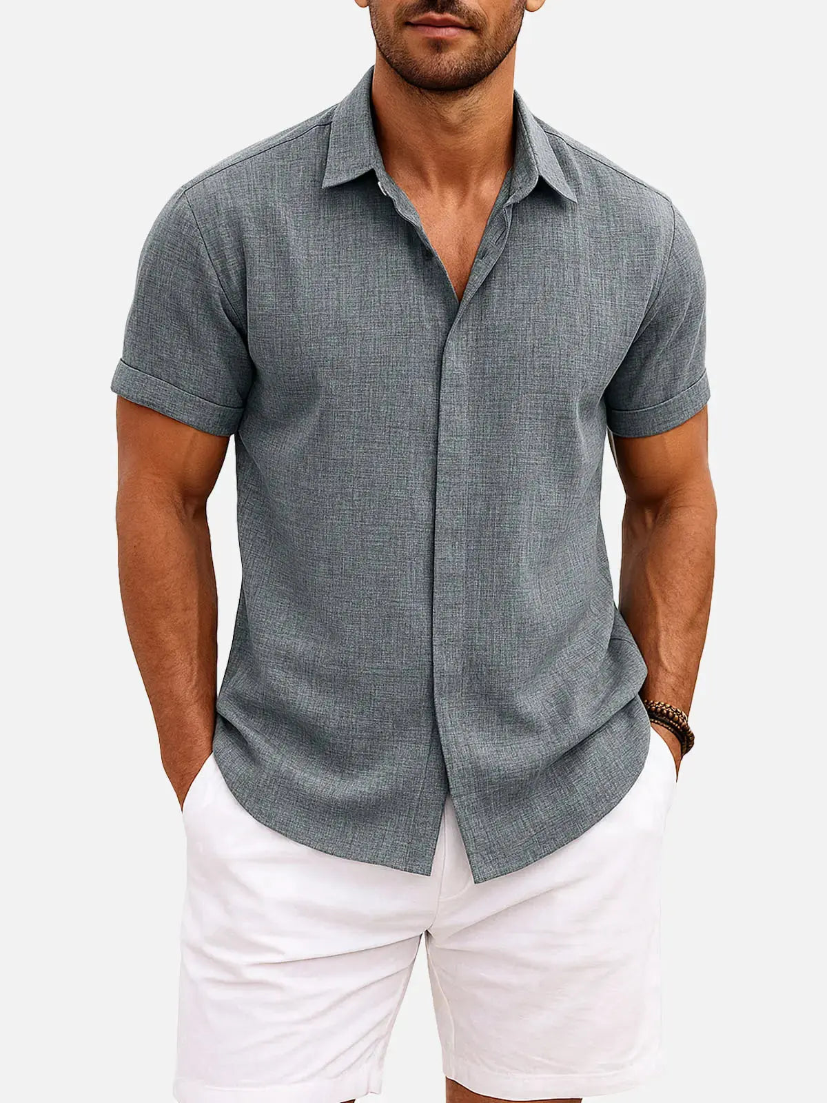 Elias | Breathable Linen-Cotton Shirt for Everyday Comfort