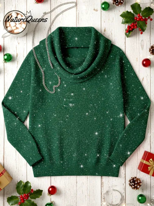Marjorie | Soft Glow Cowl-Neck Sweater