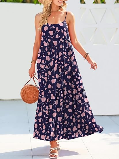 Aria | Flowy Tiered Summer Maxi Dress