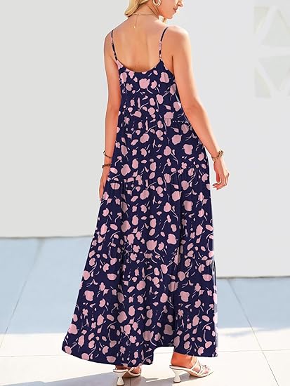 Aria | Flowy Tiered Summer Maxi Dress