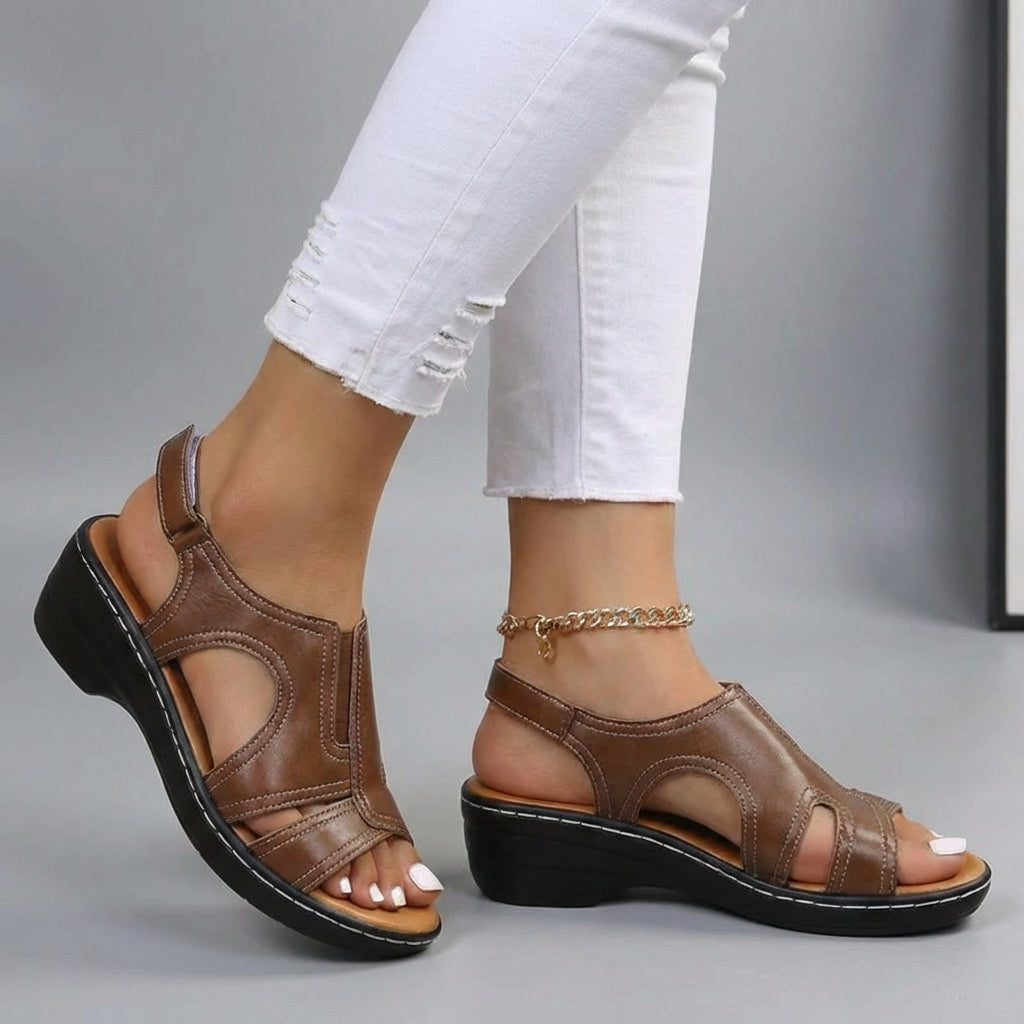 Emma | Supportive Wedge Sandals for All-Day Comfort