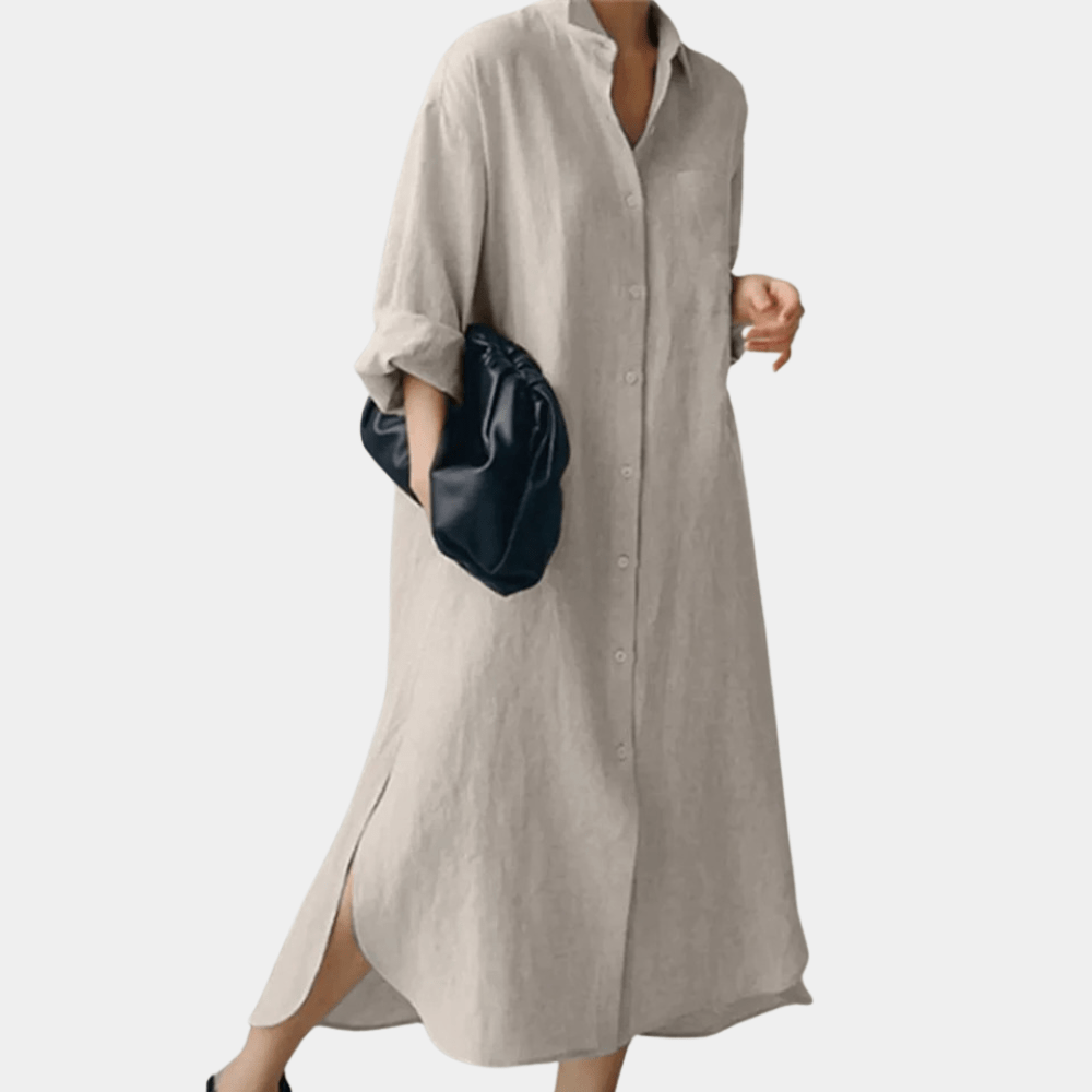 Sienna | Linen Shirt Dress for Comfortable Everyday Wear