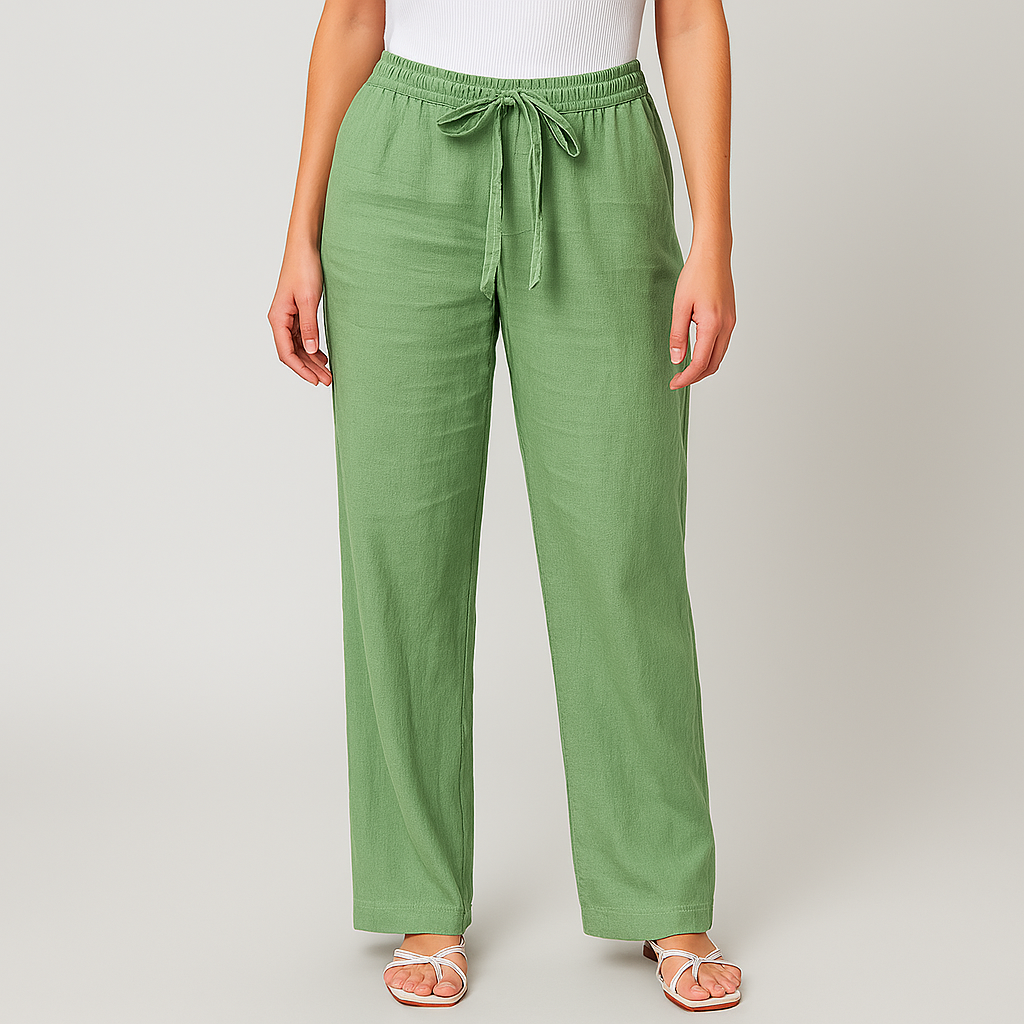 Victora | Lightweight Linen Drawstring Pants