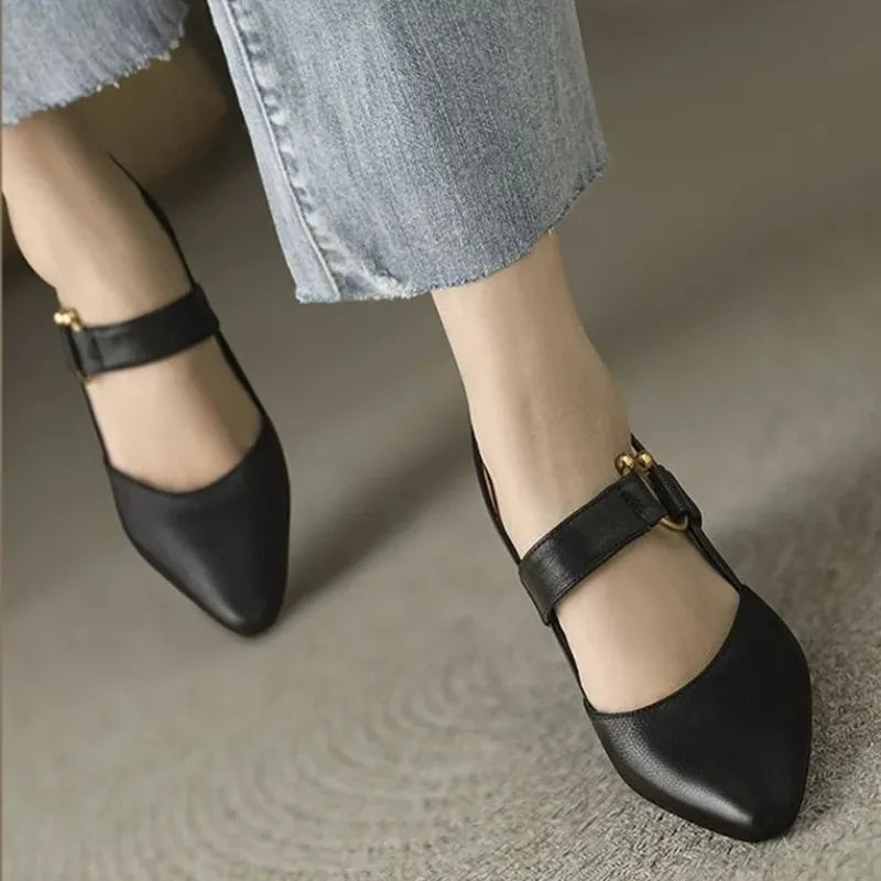 Divina – Elegant Strap Block Heels