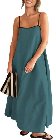 Elara | Effortless Linen Summer Maxi Dress