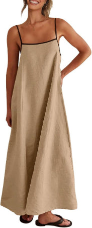 Elara | Effortless Linen Summer Maxi Dress