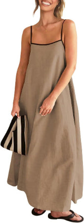 Elara | Effortless Linen Summer Maxi Dress