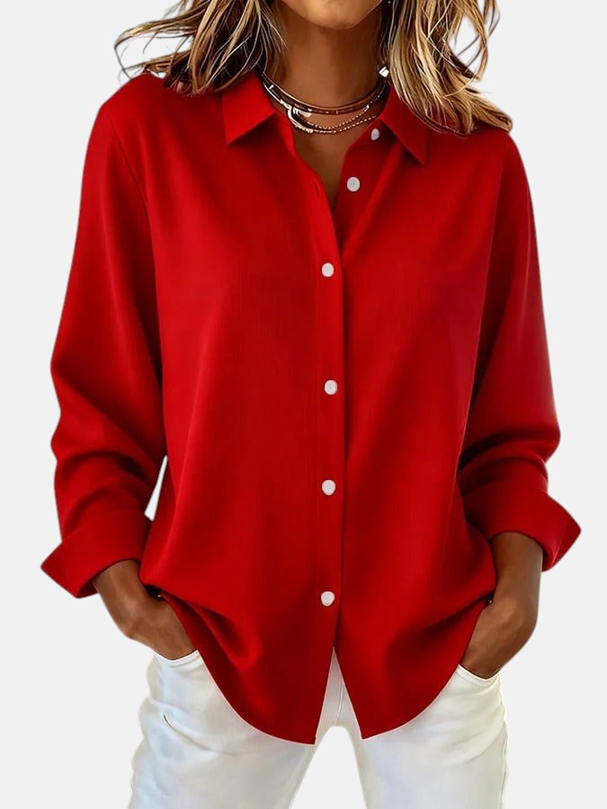 Celia | Elegant Button Blouse