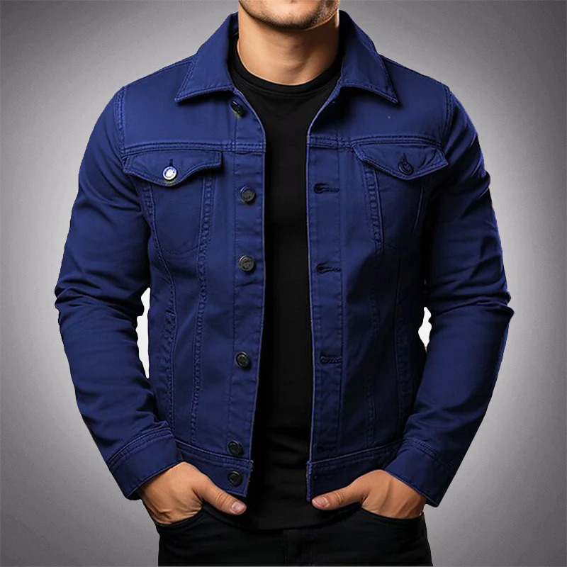 Miles | Slim Denim Jacket for a Clean Everyday Look