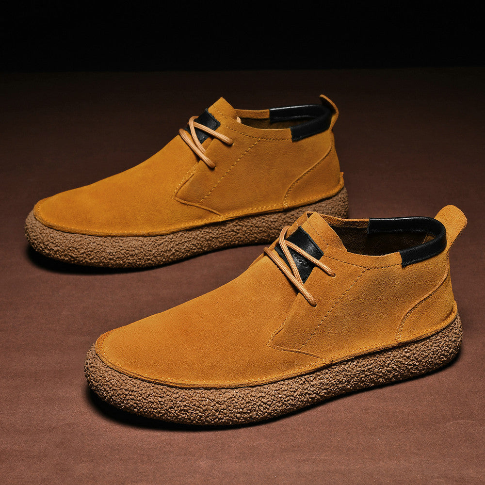 Marlen | Suede Lace-Up Craft Shoes for Everyday Comfort