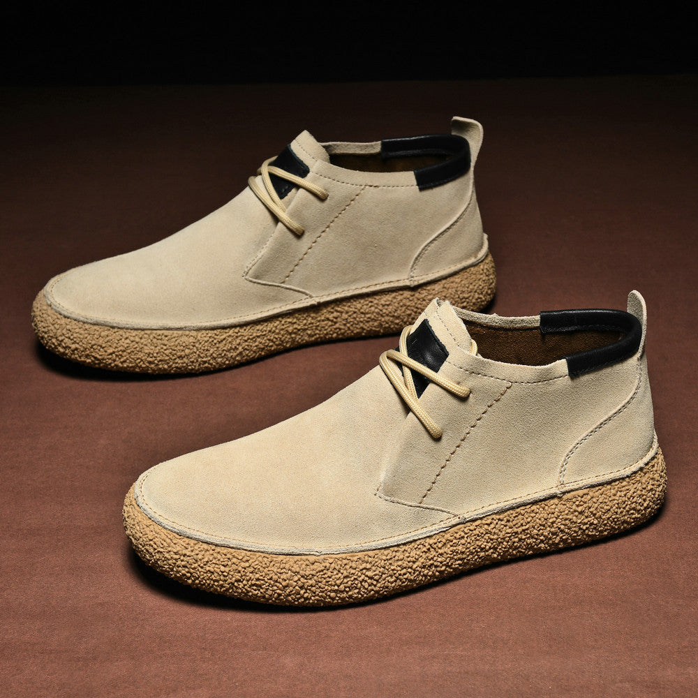 Marlen | Suede Lace-Up Craft Shoes for Everyday Comfort