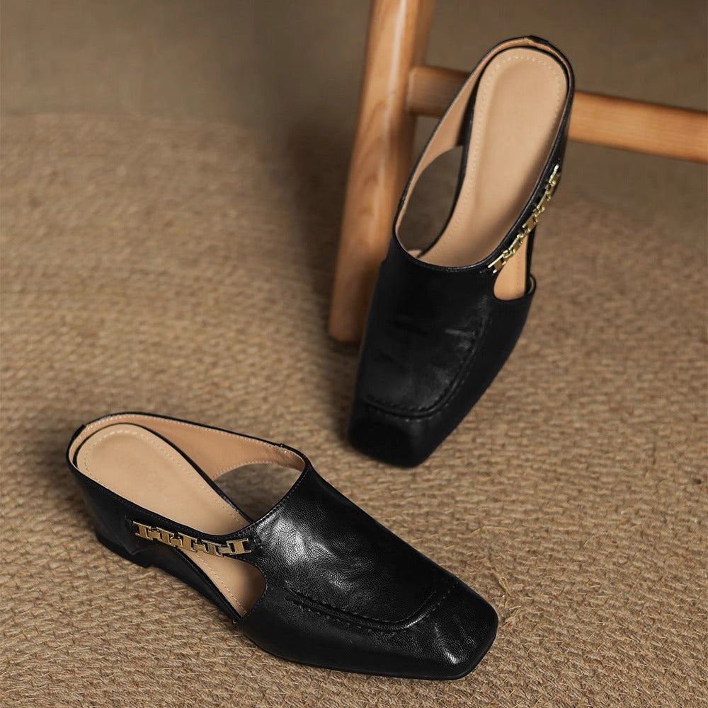 Zariah | Easy Step-In Mules for No-Bend Wear