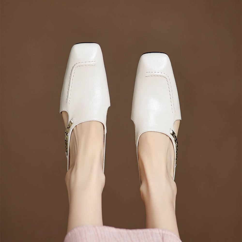 Zariah | Easy Step-In Mules for No-Bend Wear